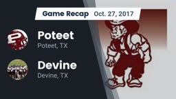 Recap: Poteet  vs. Devine  2017