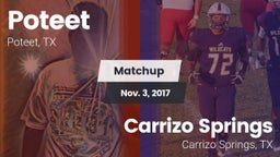 Matchup: Poteet vs. Carrizo Springs  2017