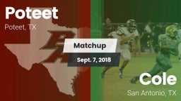 Matchup: Poteet vs. Cole  2018