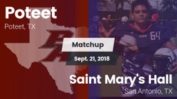 Matchup: Poteet vs. Saint Mary's Hall  2018
