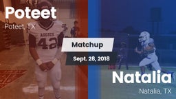 Matchup: Poteet vs. Natalia  2018