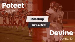 Matchup: Poteet vs. Devine  2018