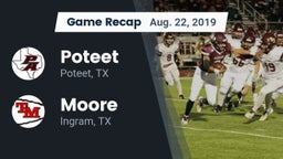 Recap: Poteet  vs. Moore  2019