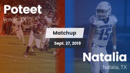 Matchup: Poteet vs. Natalia  2019