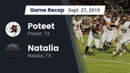 Recap: Poteet  vs. Natalia  2019