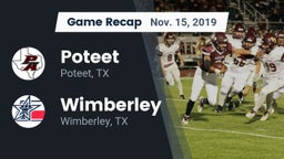 Recap: Poteet  vs. Wimberley  2019