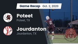 Recap: Poteet  vs. Jourdanton  2020