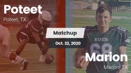 Matchup: Poteet vs. Marion  2020