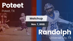 Matchup: Poteet vs. Randolph  2020