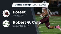 Recap: Poteet  vs. Robert G. Cole  2020