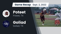 Recap: Poteet  vs. Goliad  2022