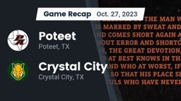 Recap: Poteet  vs. Crystal City  2023