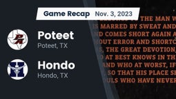 Recap: Poteet  vs. Hondo  2023