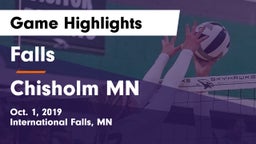 Falls  vs Chisholm MN Game Highlights - Oct. 1, 2019