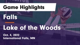 Falls  vs Lake of the Woods  Game Highlights - Oct. 4, 2022