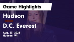 Hudson  vs D.C. Everest  Game Highlights - Aug. 23, 2022