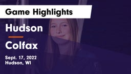 Hudson  vs Colfax  Game Highlights - Sept. 17, 2022