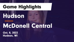 Hudson  vs McDonell Central Game Highlights - Oct. 8, 2022