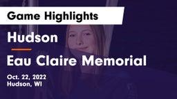 Hudson  vs Eau Claire Memorial  Game Highlights - Oct. 22, 2022