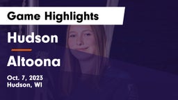 Hudson  vs Altoona  Game Highlights - Oct. 7, 2023