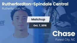 Matchup: Rutherfordton-Spinda vs. Chase  2016