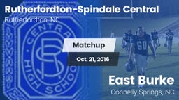 Matchup: Rutherfordton-Spinda vs. East Burke  2016
