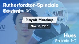 Matchup: Rutherfordton-Spinda vs. Huss  2016