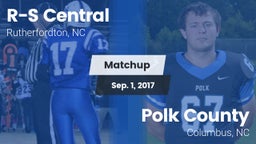 Matchup: R-S Central High vs. Polk County  2017