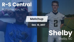 Matchup: R-S Central High vs. Shelby  2017