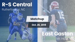 Matchup: R-S Central High vs. East Gaston  2018