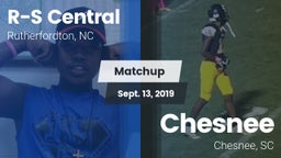 Matchup: R-S Central High vs. Chesnee  2019