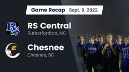 Recap: RS Central  vs. Chesnee  2022