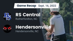 Recap: RS Central  vs. Hendersonville  2022