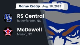 Recap: RS Central  vs. McDowell   2023