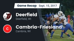 Recap: Deerfield  vs. Cambria-Friesland  2017