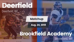 Matchup: Deerfield vs. Brookfield Academy  2018