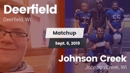 Matchup: Deerfield vs. Johnson Creek  2019