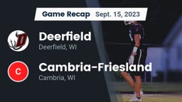 Recap: Deerfield  vs. Cambria-Friesland  2023