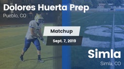 Matchup: Dolores Huerta Prep  vs. Simla  2019