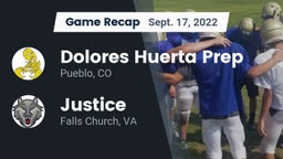 Recap: Dolores Huerta Prep  vs. Justice  2022