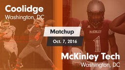 Matchup: Coolidge vs. McKinley Tech  2016