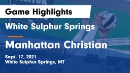 White Sulphur Springs  vs Manhattan Christian  Game Highlights - Sept. 17, 2021