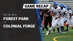 Recap: Forest Park  vs. Colonial Forge  2015