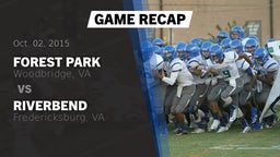 Recap: Forest Park  vs. Riverbend  2015