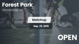 Matchup: Forest Park vs. OPEN 2016