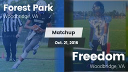 Matchup: Forest Park vs. Freedom  2016