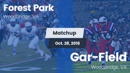 Matchup: Forest Park vs. Gar-Field  2016