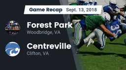 Recap: Forest Park  vs. Centreville  2018