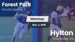 Matchup: Forest Park vs. Hylton  2018