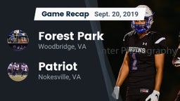 Recap: Forest Park  vs. Patriot   2019